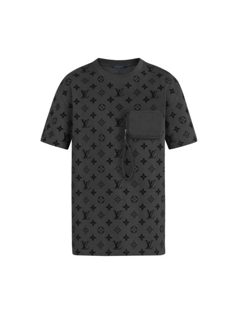 Hook-and-Loop Monogram Short Sleeve T-Shirt