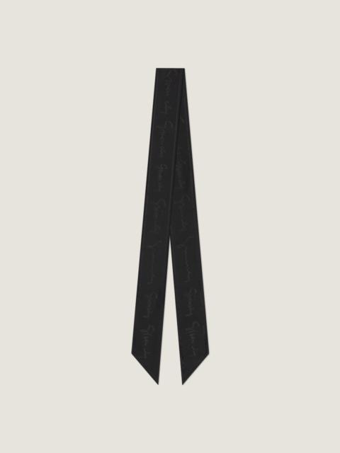 BANDEAU IN SILK JACQUARD WITH GIVENCHY SIGNATURE