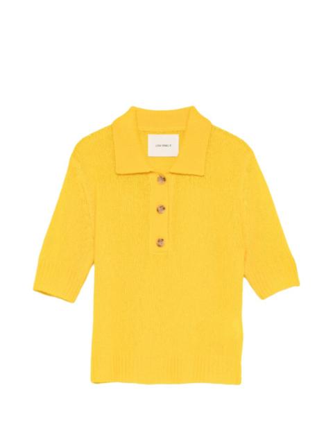 Masy buttoned polo top