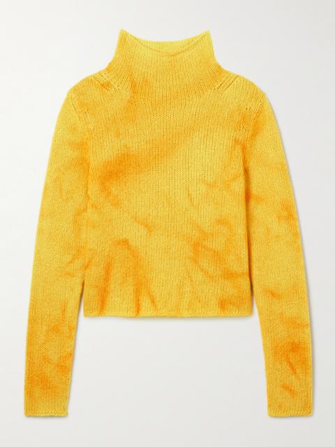 Daina Tie-dyed Cashmere Turtleneck Sweater