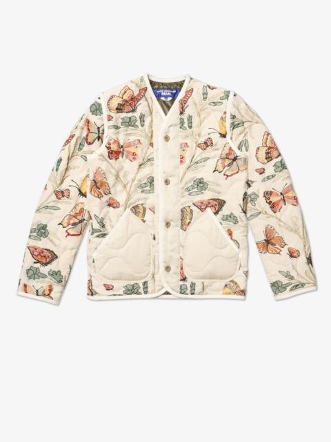 Butterfly Pattern Cotton Linen Jacket