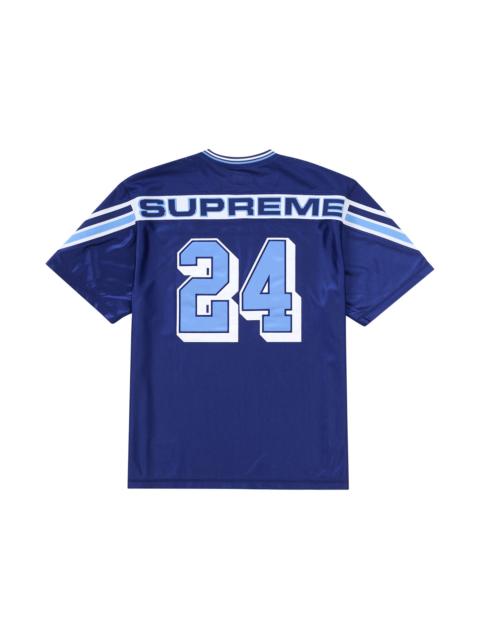 Supreme Jacquard Rib Football Jersey Navy