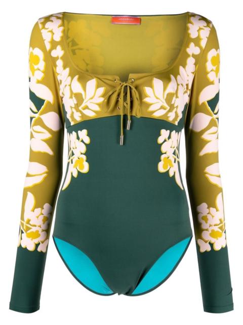 Sunset printed swimsuit