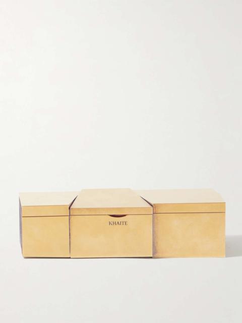 Axel Minaudiere gold-tone clutch