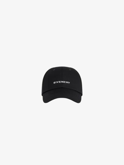 GIVENCHY EMBROIDERED CAP IN TWILL