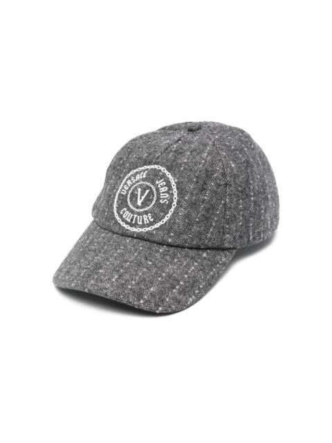 logo-print cap