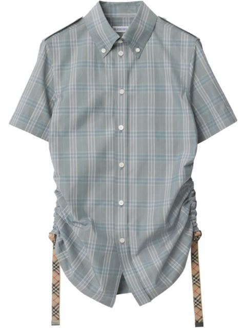 checked cotton shirt