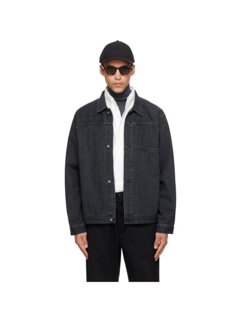 Gray Short Denim Jacket