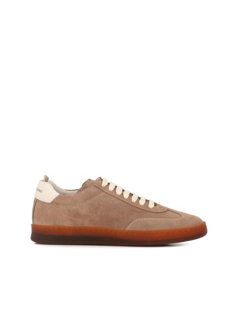 suede lace-up sneakers