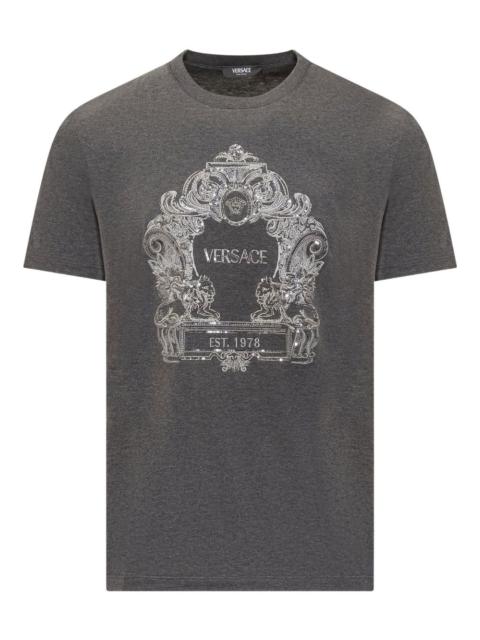 Barocco-embroidered T-shirt