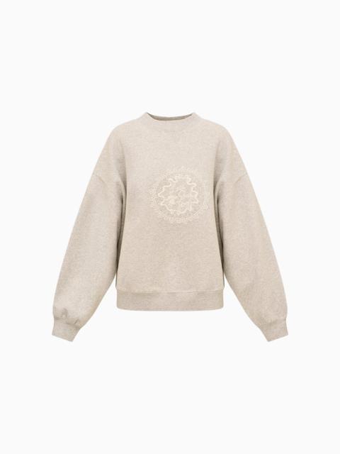 Havenleigh Lace Logo Crewneck Sweatshirt