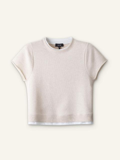 Layered Sweatshirt Tee