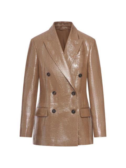 double-breasted blazer