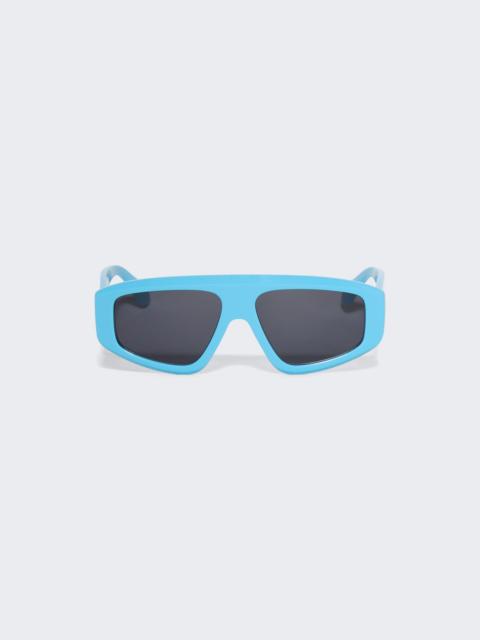 Aviator Mask Sunglasses Light Blue