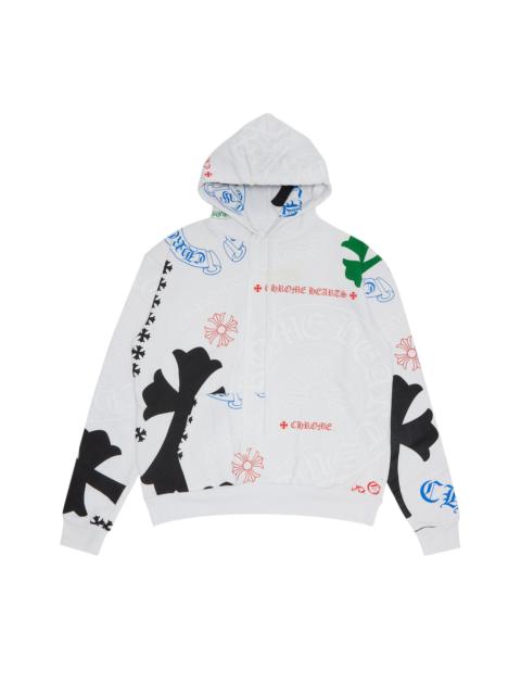 Chrome Hearts Stencil Hoodie 'White/Multicolor'