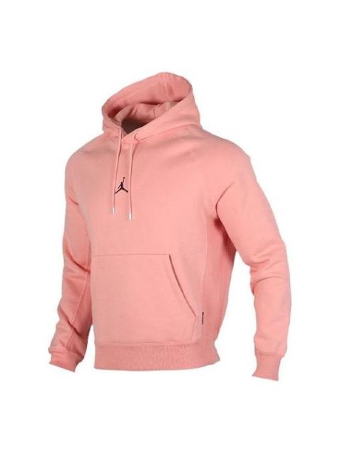 Air Jordan Athleisure Casual Sports Logo Fleece Lined Pink CD8727-606