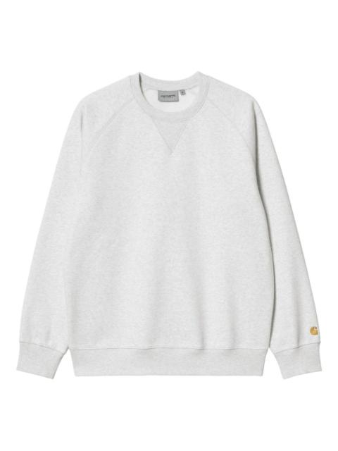 melange cotton sweatshirt