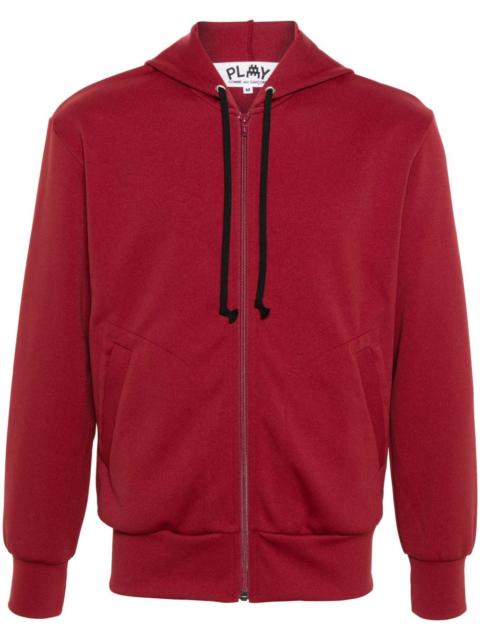 logo-appliqué hoodie