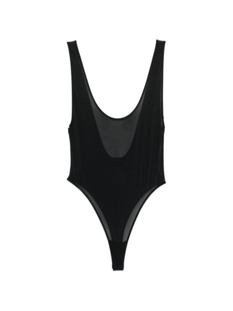 sheer tank bodysuit