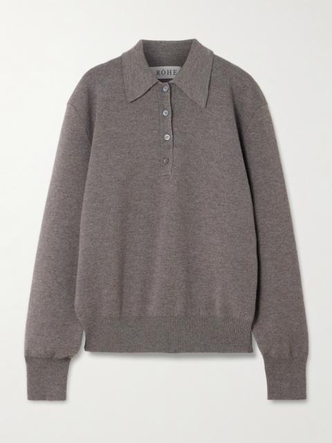 Wool And Cashmere-blend Polo Shirt