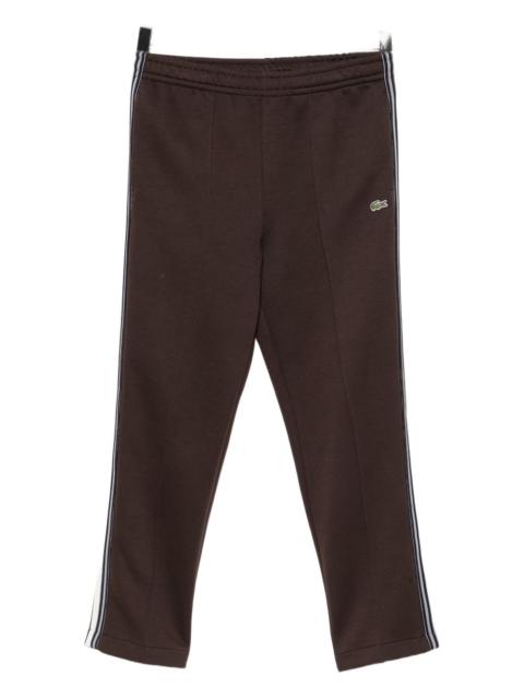 logo-embroidered trousers