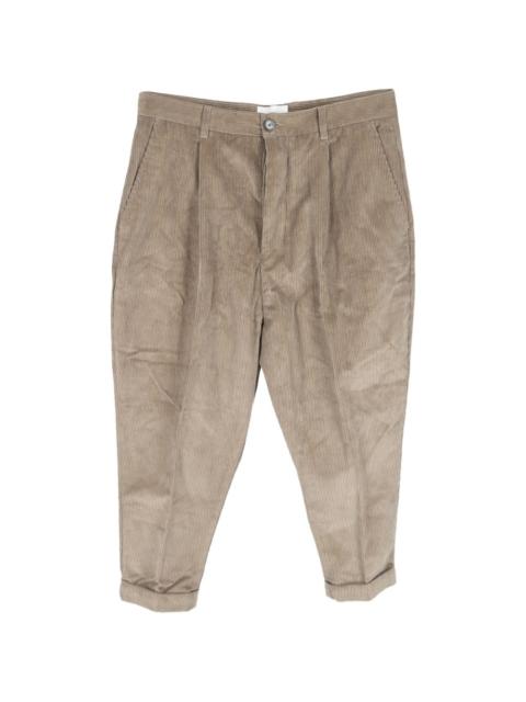 tapered corduroy trousers
