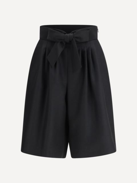Bow-detail Bermuda Shorts
