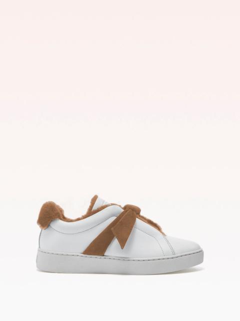 CLARITA SNEAKER SHEARLING COGNAC