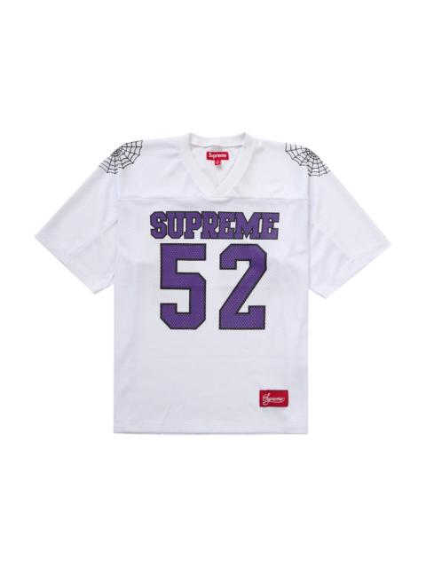 Supreme Spiderweb Football Jersey White