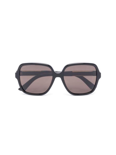 square-frame sunglasses
