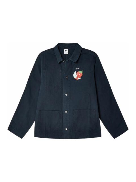 Nike x KAWS Sky High Farm Workwear Chore Coat Black