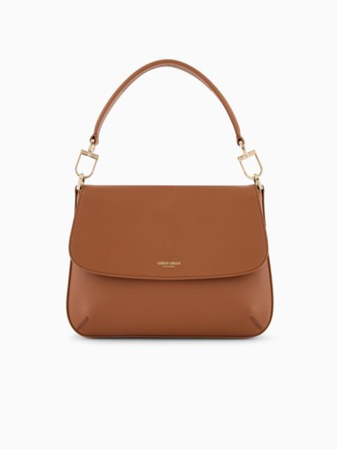 Medium la Prima Soft baguette bag in nappa leather