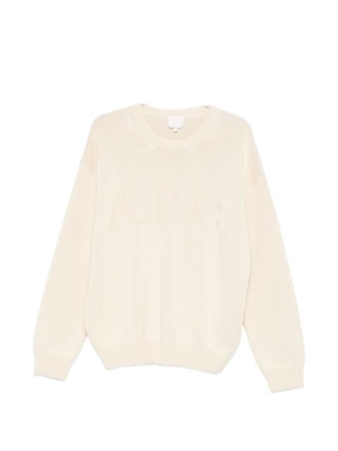 logo-detail crew-neck sweater