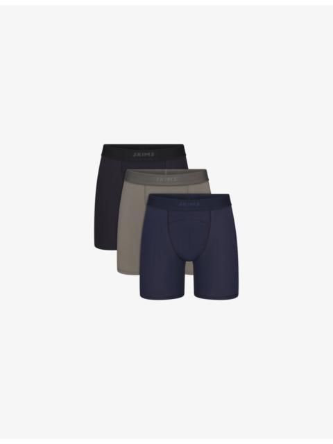 Flex Pack of Three Stretch-Jersey Boxer Briefs