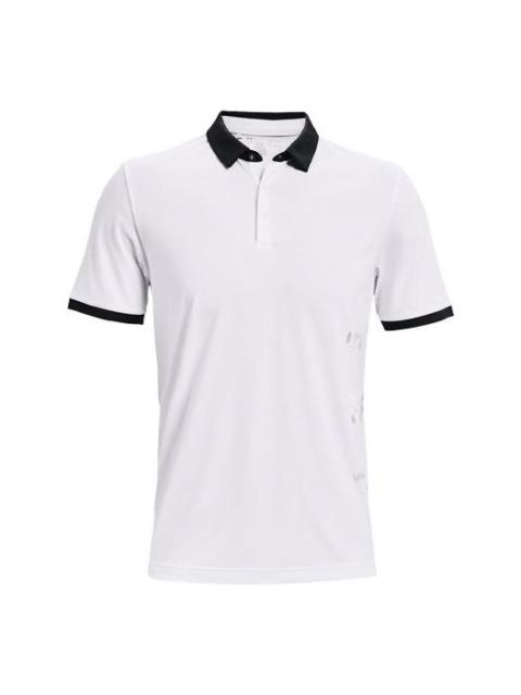 Under Armour Curry Vanish Golf Short Sleeve ShirtPolo Men's White 1361874-100