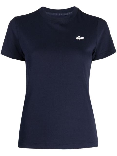 logo-embroidered cotton T-shirt