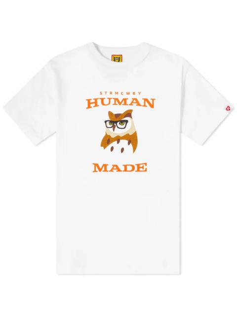 Human Made Owl Glasses T-Shirt