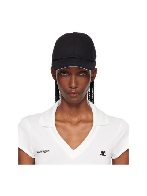 Black Signature 'AC' Cotton Cap