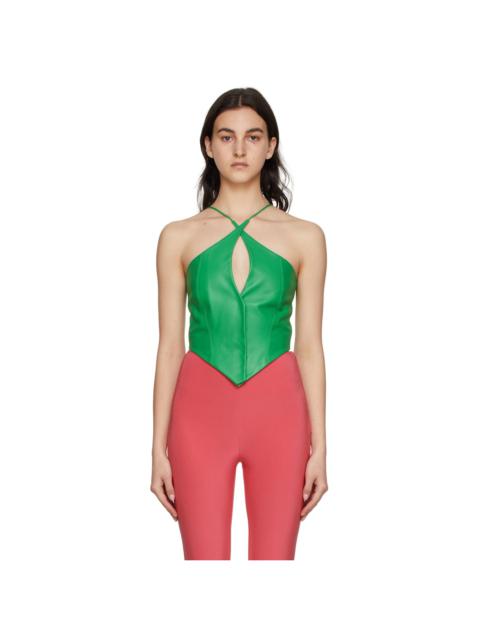 SSENSE Exclusive Green Jos Waistcoat Tank Top