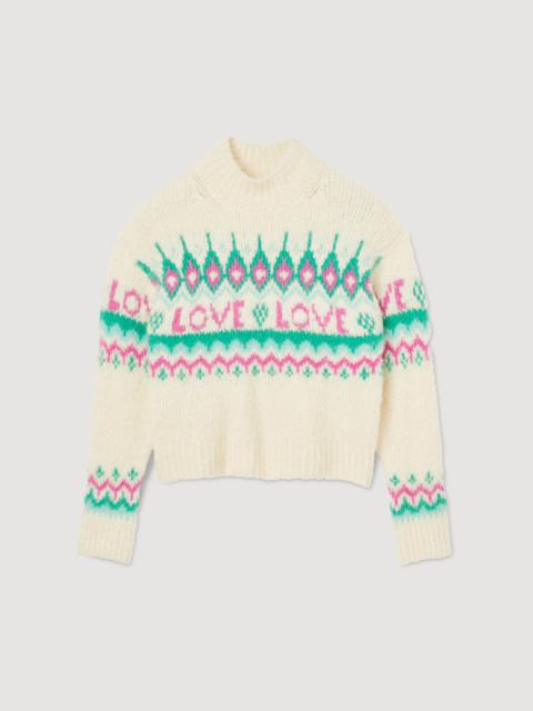 LOVE knit sweater