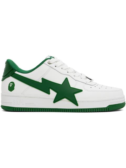 White & Green STA OS #2 Sneakers