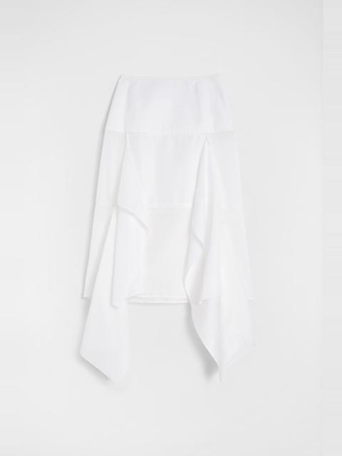 Cotton Muslin Panelled Skirt