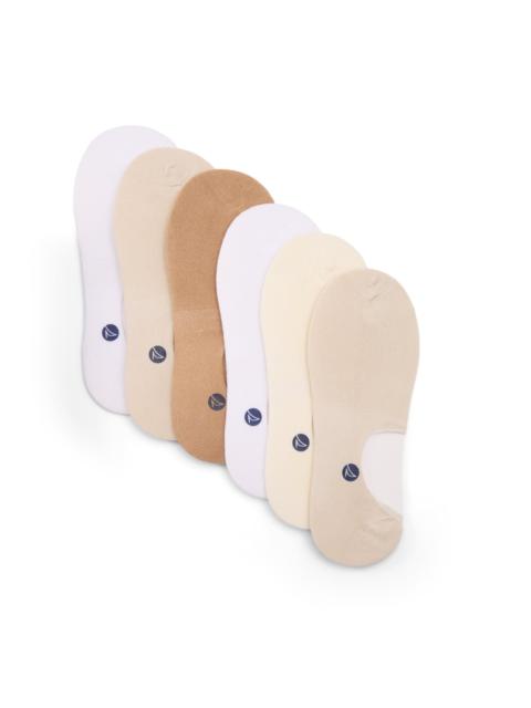 Mens 6-pack Liner Socks