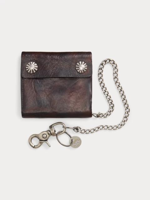 Leather Chain Wallet