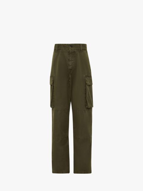 MENS CARGO TROUSERS IN KHAKI