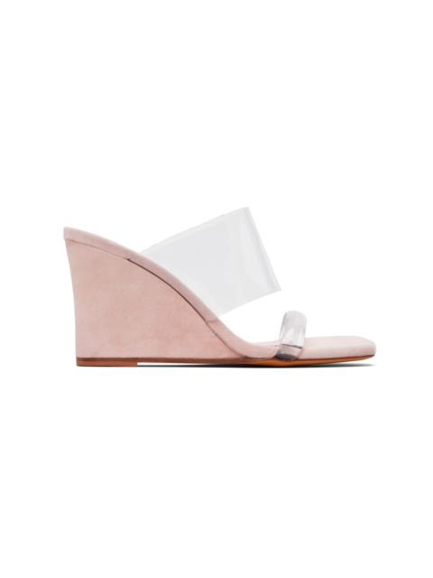 Pink Olympia Wedge Heeled Sandals