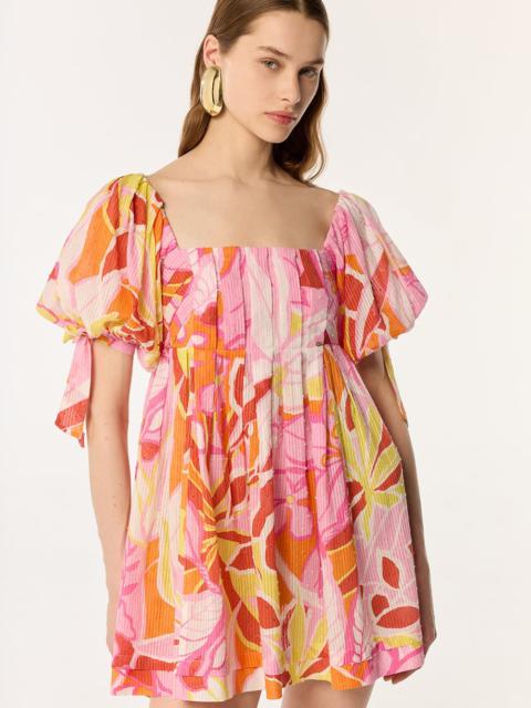 Mini Dress Catalina - Pink Macro Lilium