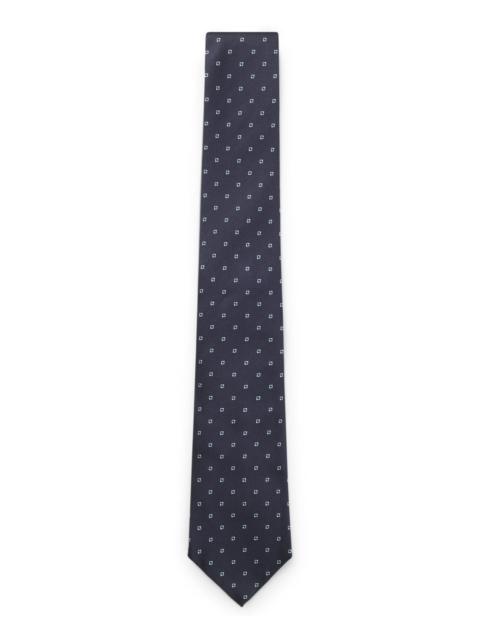 JACQUARD-PATTERN TIE IN SILK