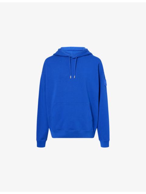 Rove Brand-Patch Cotton-Jersey Hoodie