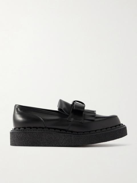 + George Cox Ribbon Leather Loafers